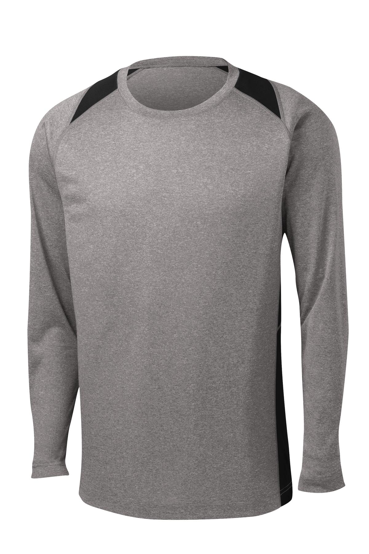 Long Sleeve Heather Colorblock Contender Tee