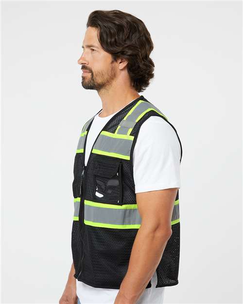 EV Series Enhanced Visibility 3 Pocket Mesh Vest