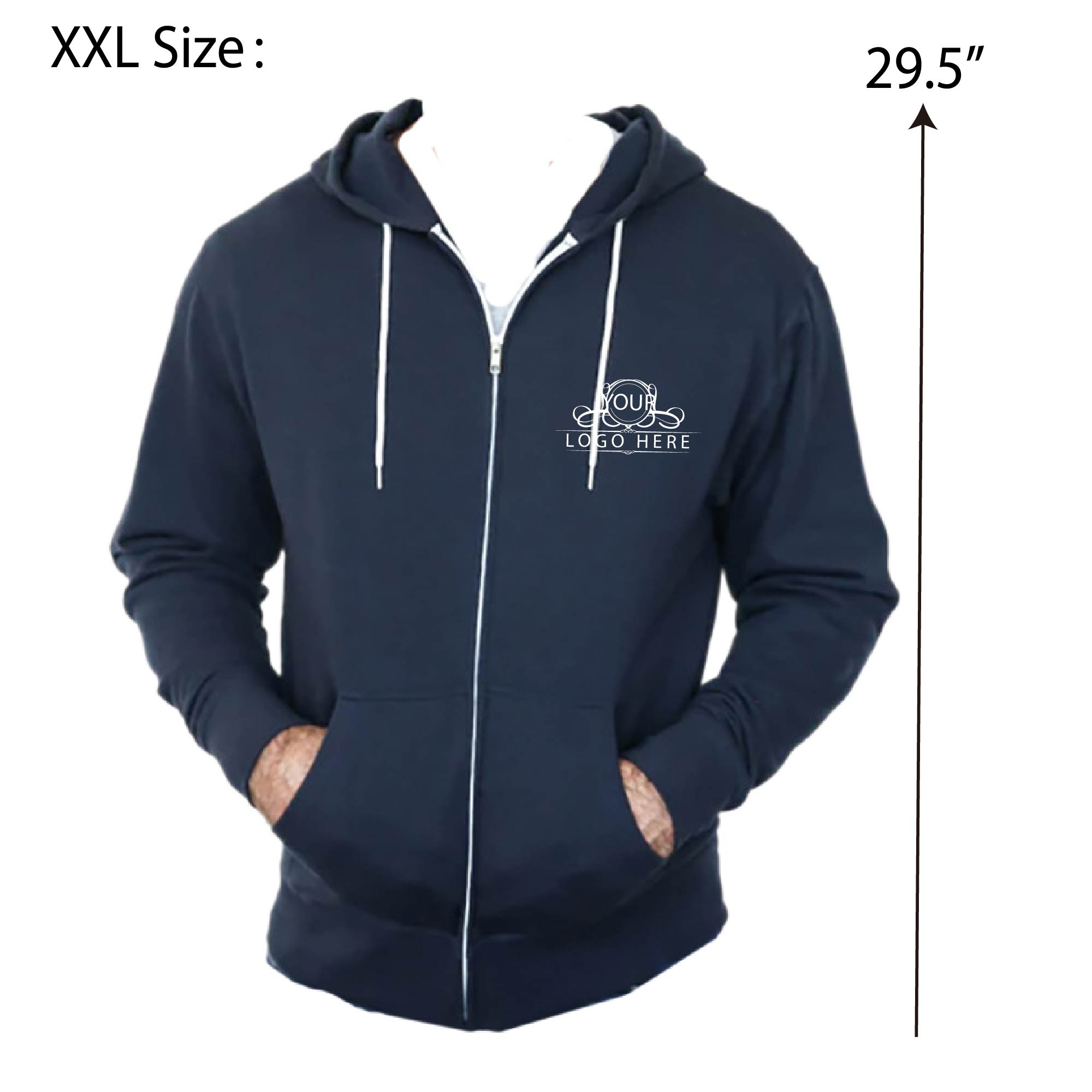 Fleur Zipper Hoodie 1