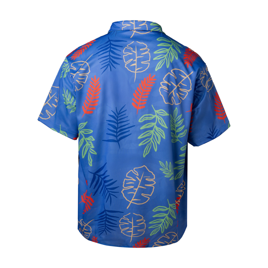 Sublimation Lightweight Mesh Full-Button Shirt - Men, Women, Kids 4