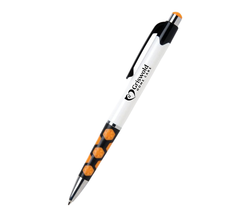 Hexagon Rubber Grip Pen 6