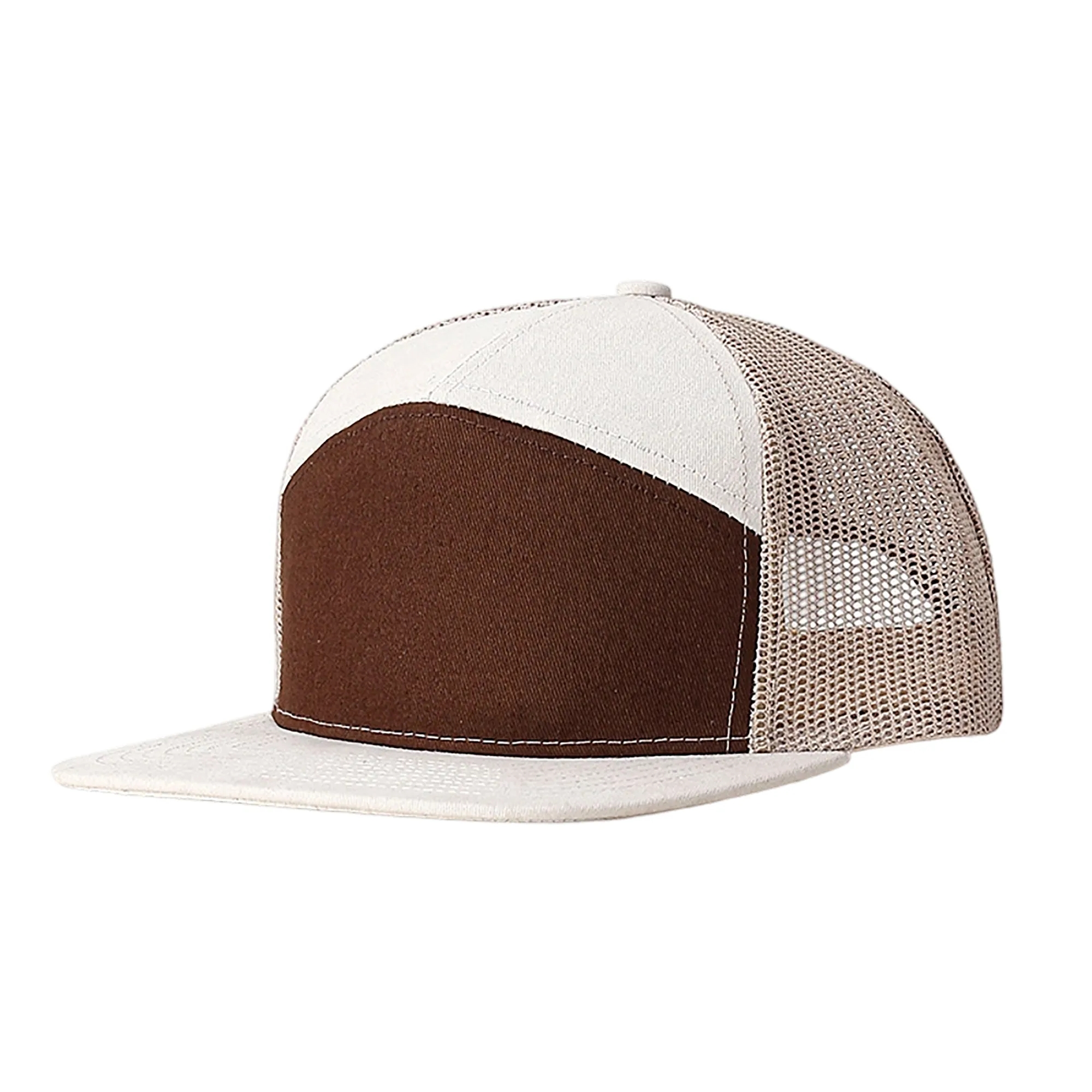Adult Structured Flat Visor Snapback Cap 7