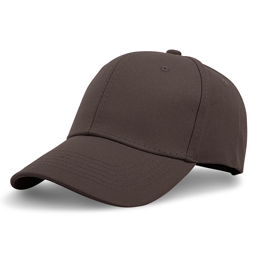 Stock Solid Color Cotton 6-Panel Baseball Cap w/ Metal Tuck 21