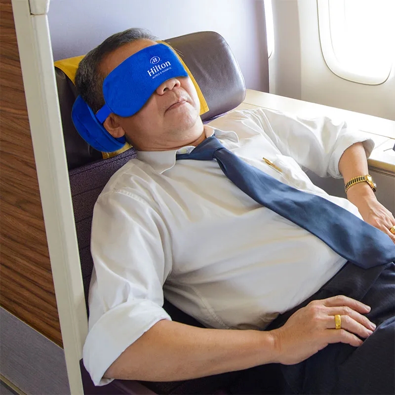 ComfyCloud 2-in-1 Travel Pillow with Sleep Mask 9