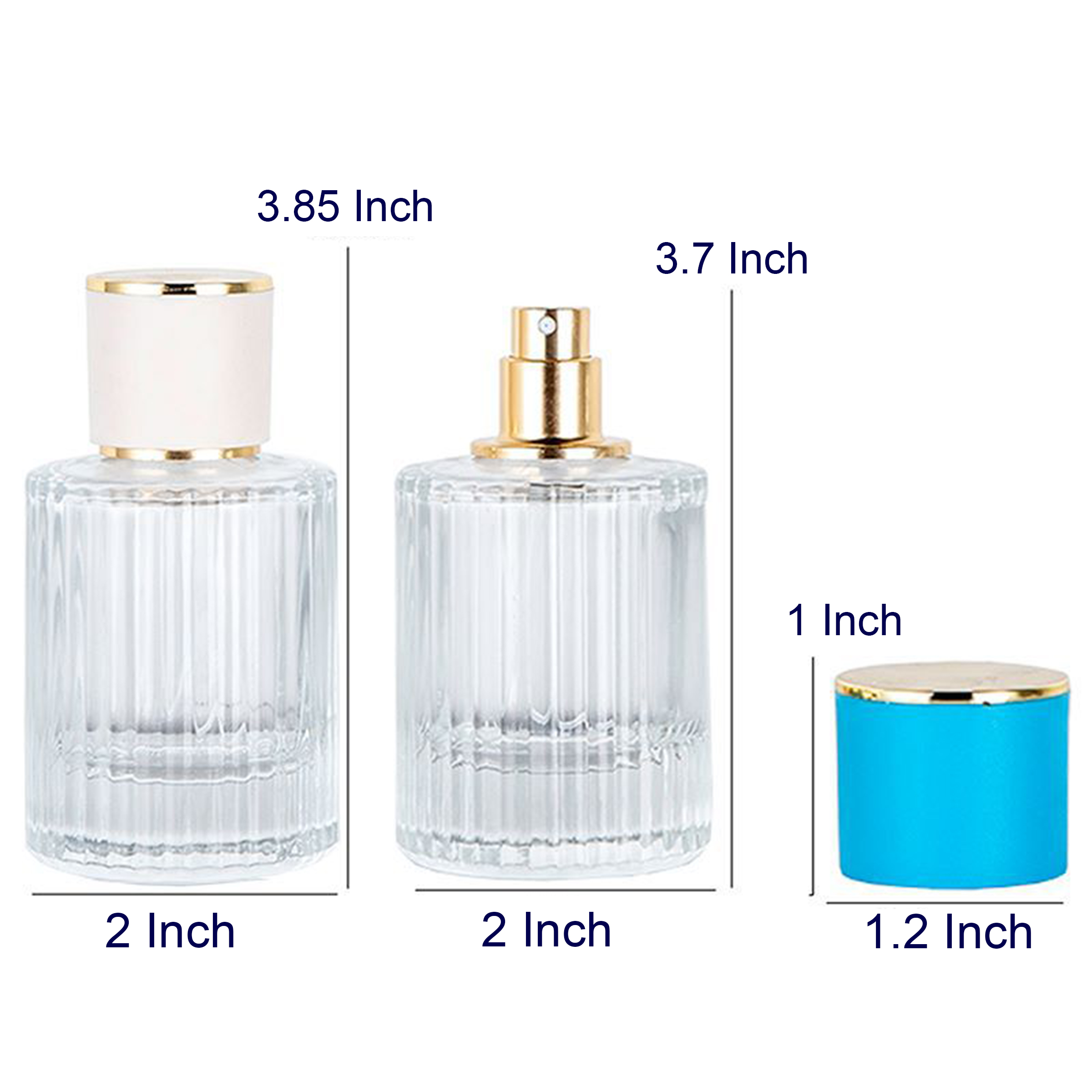 Glass Perfume Spray Bottles Containers 4