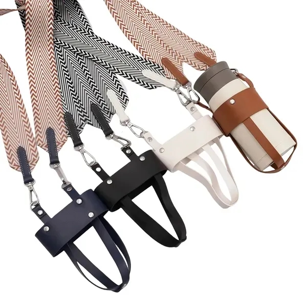 PU Leather Cup Holder - Stylish Tumbler Sleeve 18