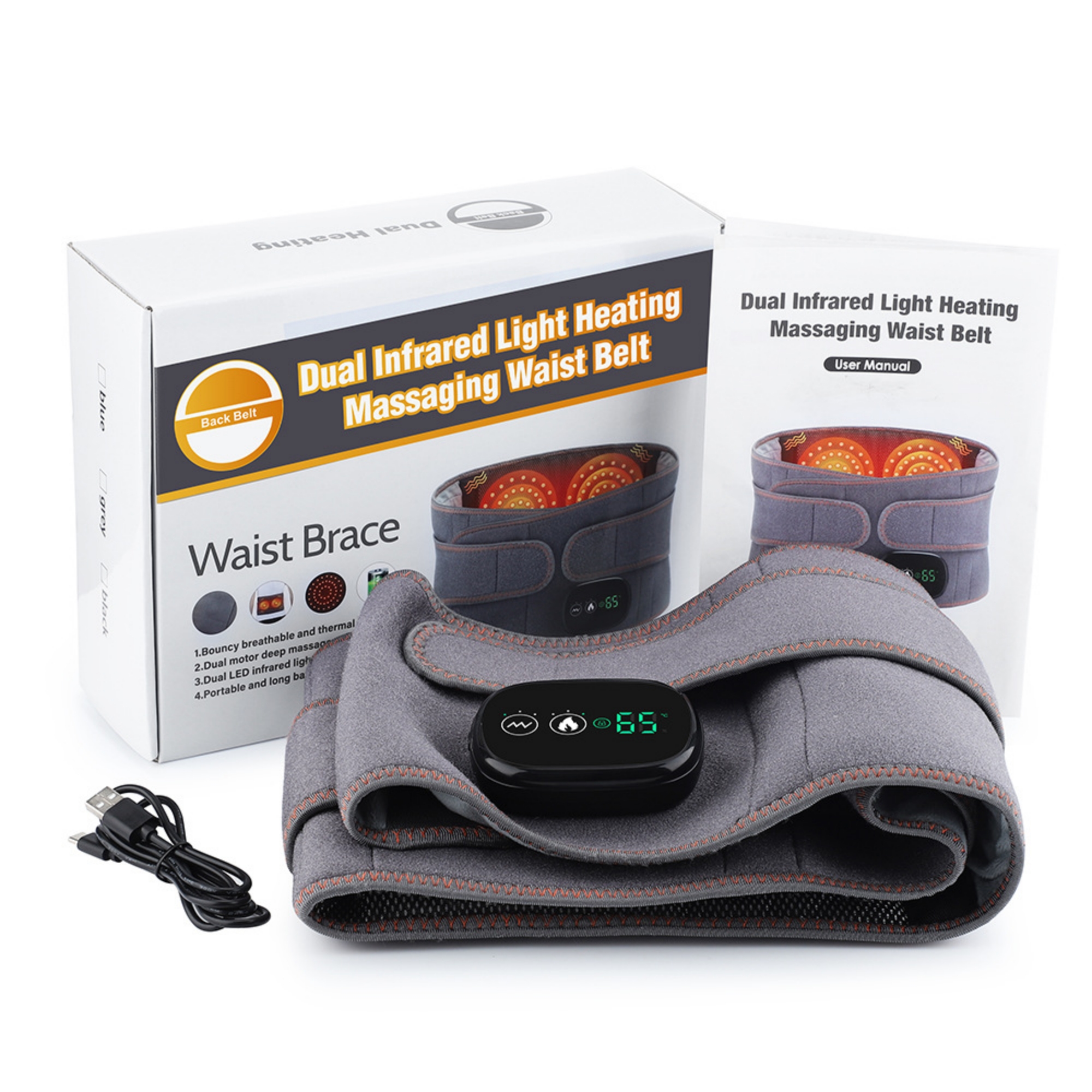Rechargeable Heated Waist Belt 2