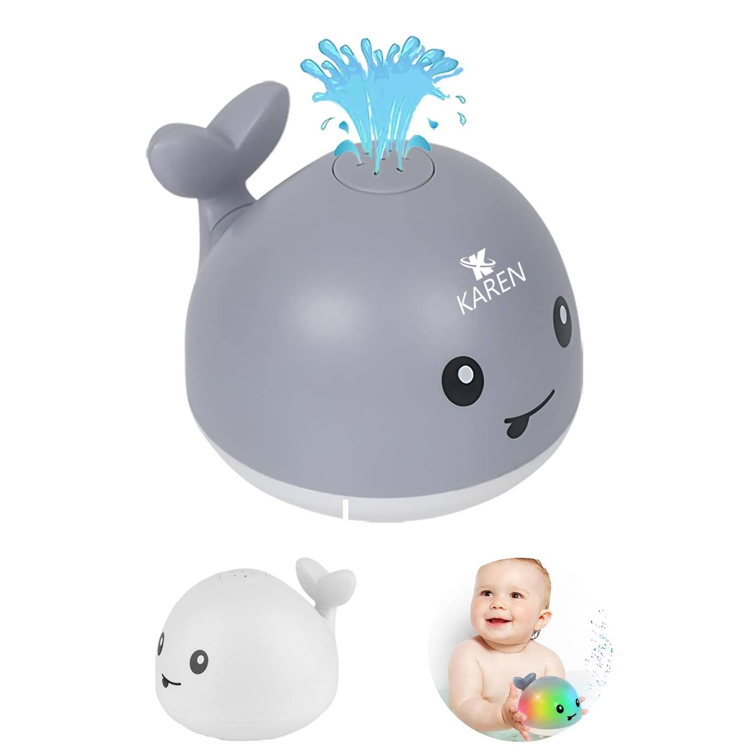 Whale Bath Toys for Babies 1