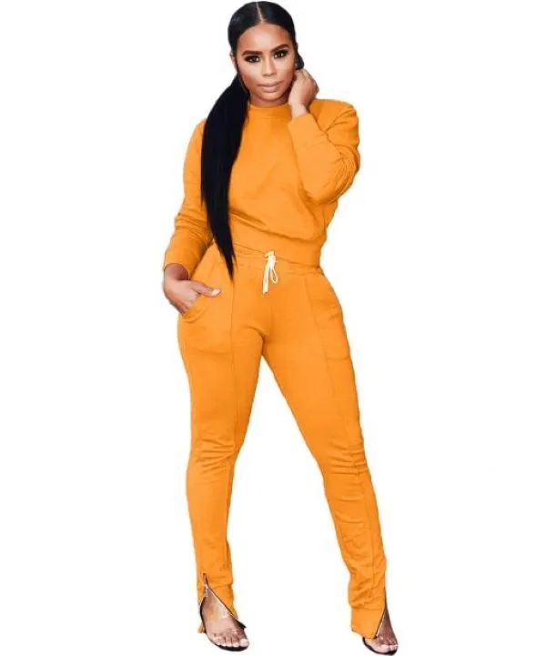 Custom Striped Womens Tracksuits 4