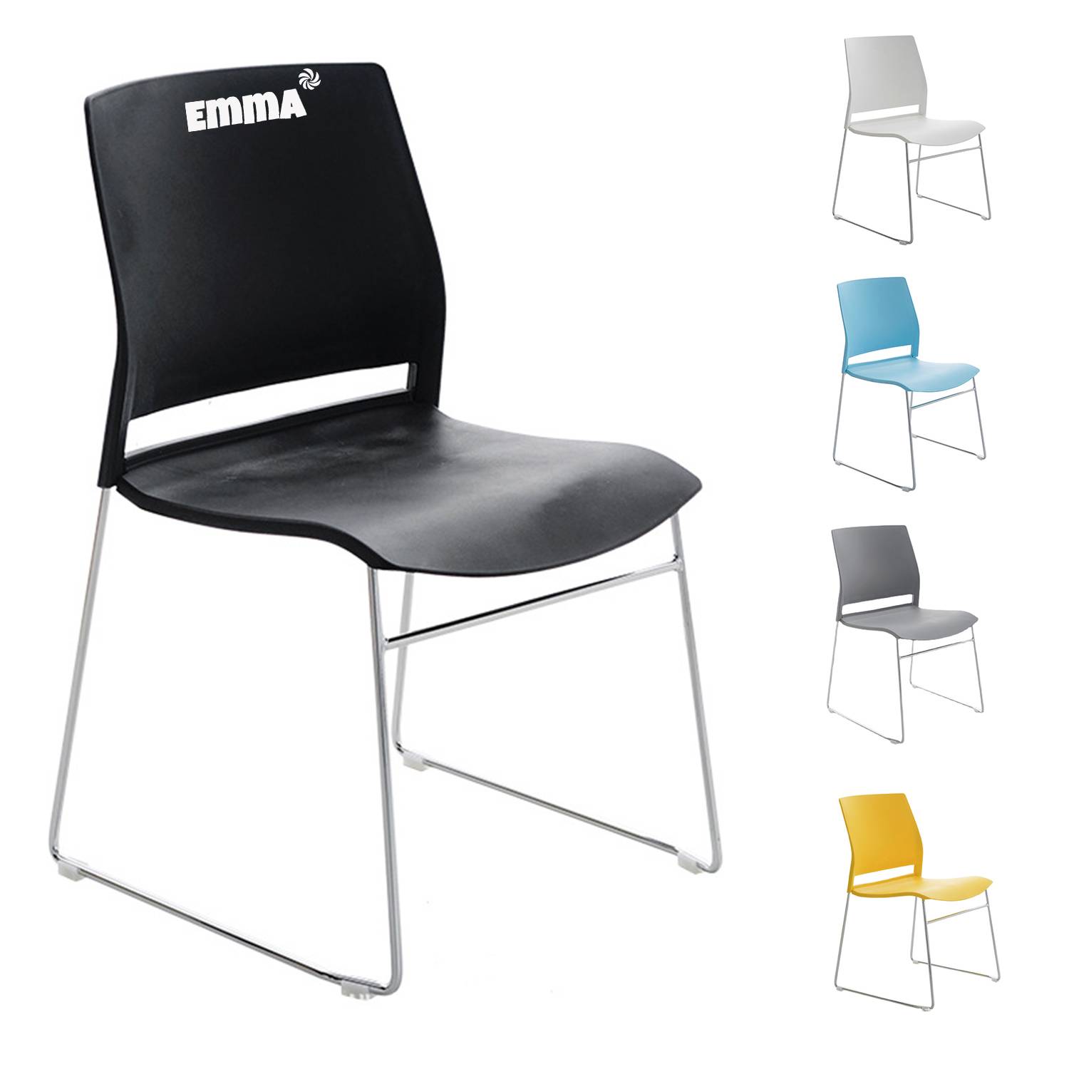Stackable Plastic Guest Chair 1