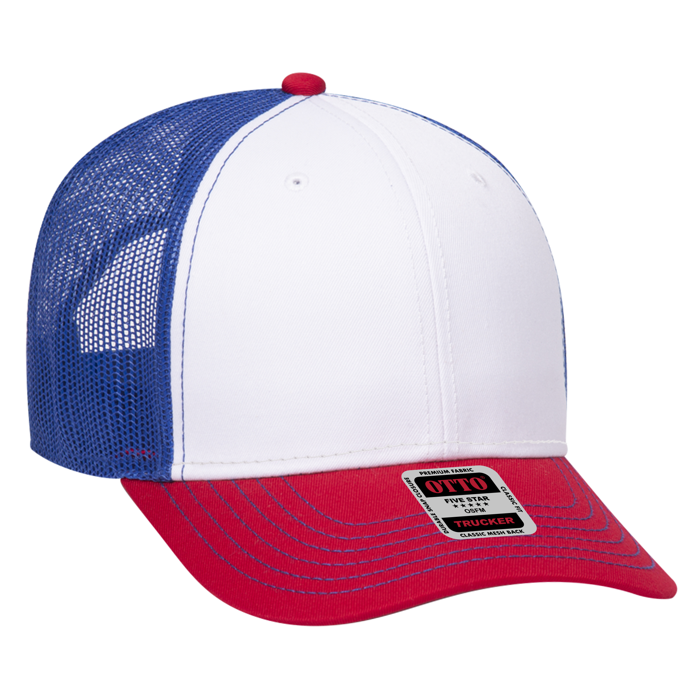 OTTO CAP® 6 Panel Low Profile Mesh Back Trucker Hat 49