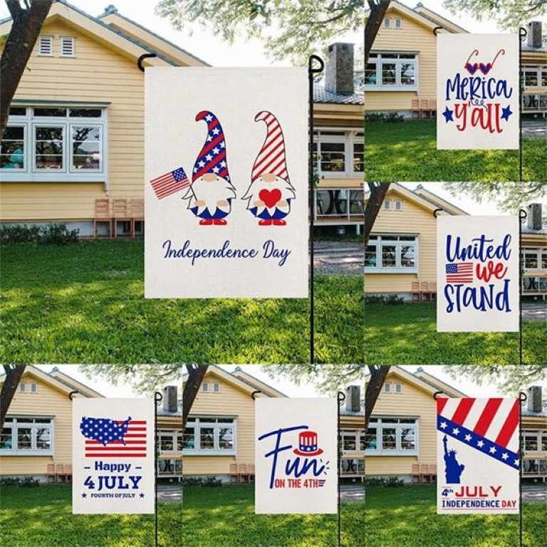 12" x 18" Custom Double Sided Garden Flags 2