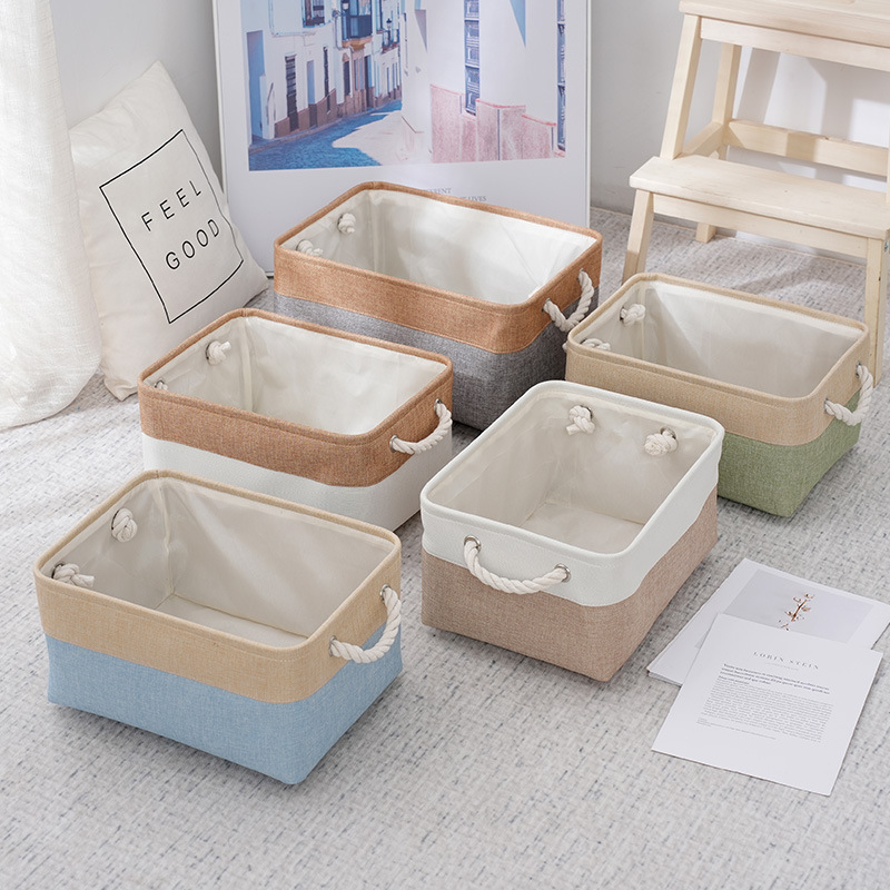 8L Cotton Linen Storage Box 12