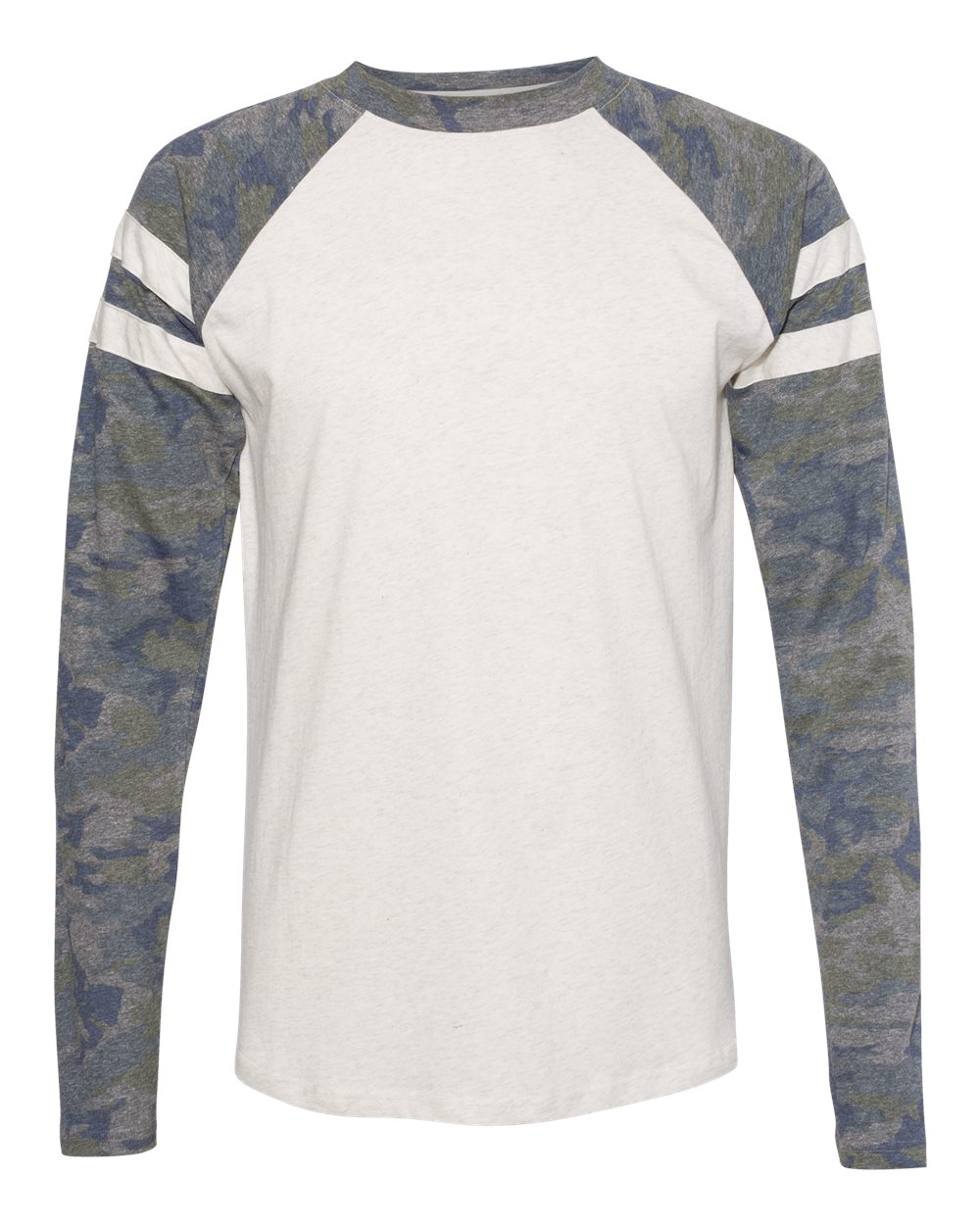 Unisex Fine Jersey Mash Up Long Sleeve Tee - 6934 20