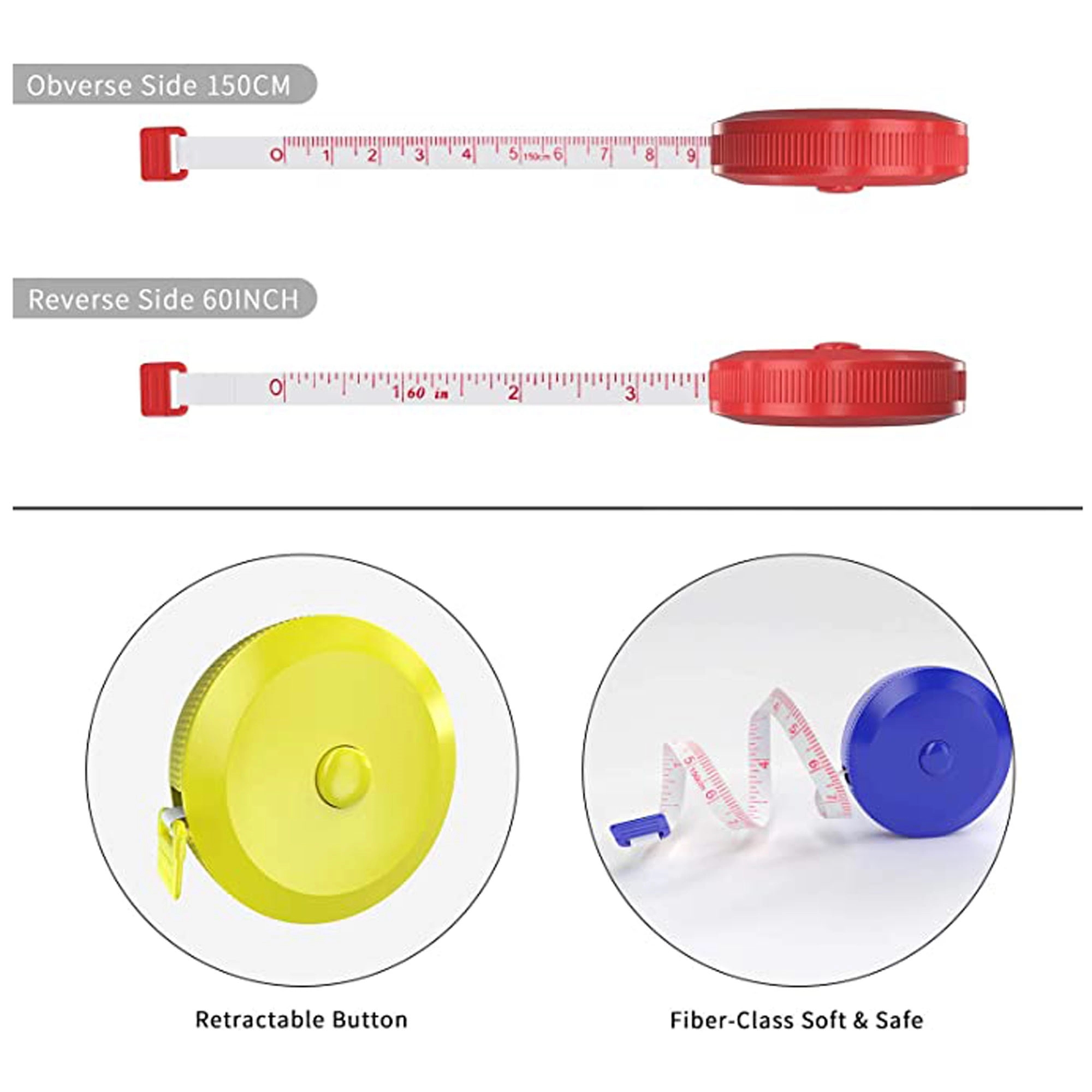 Soft Retractable Tape Measure 5