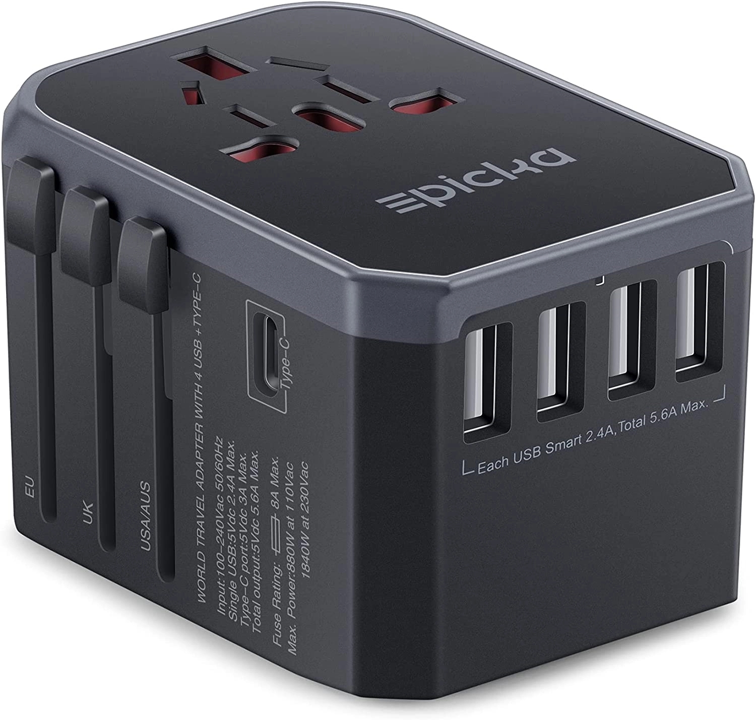 All in One Universal Travel Adapter 6