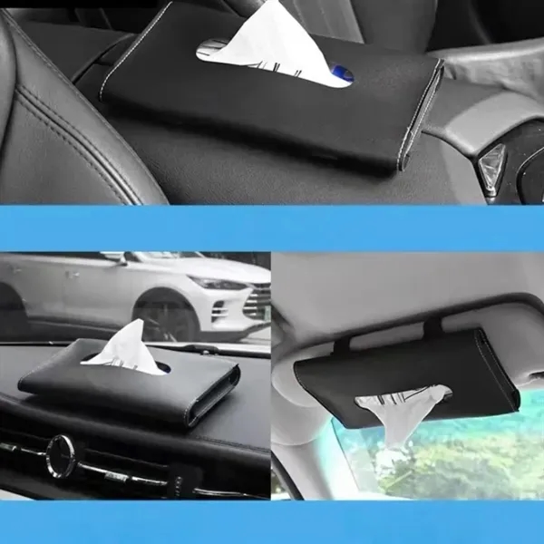 Car Tissue Box Holder - Convenient Auto Accessory 3