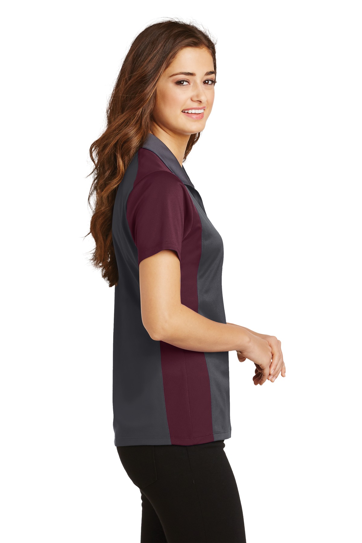 Sport-Tek Women's Colorblock Micropique Sport-Wick Polo. LST652 23