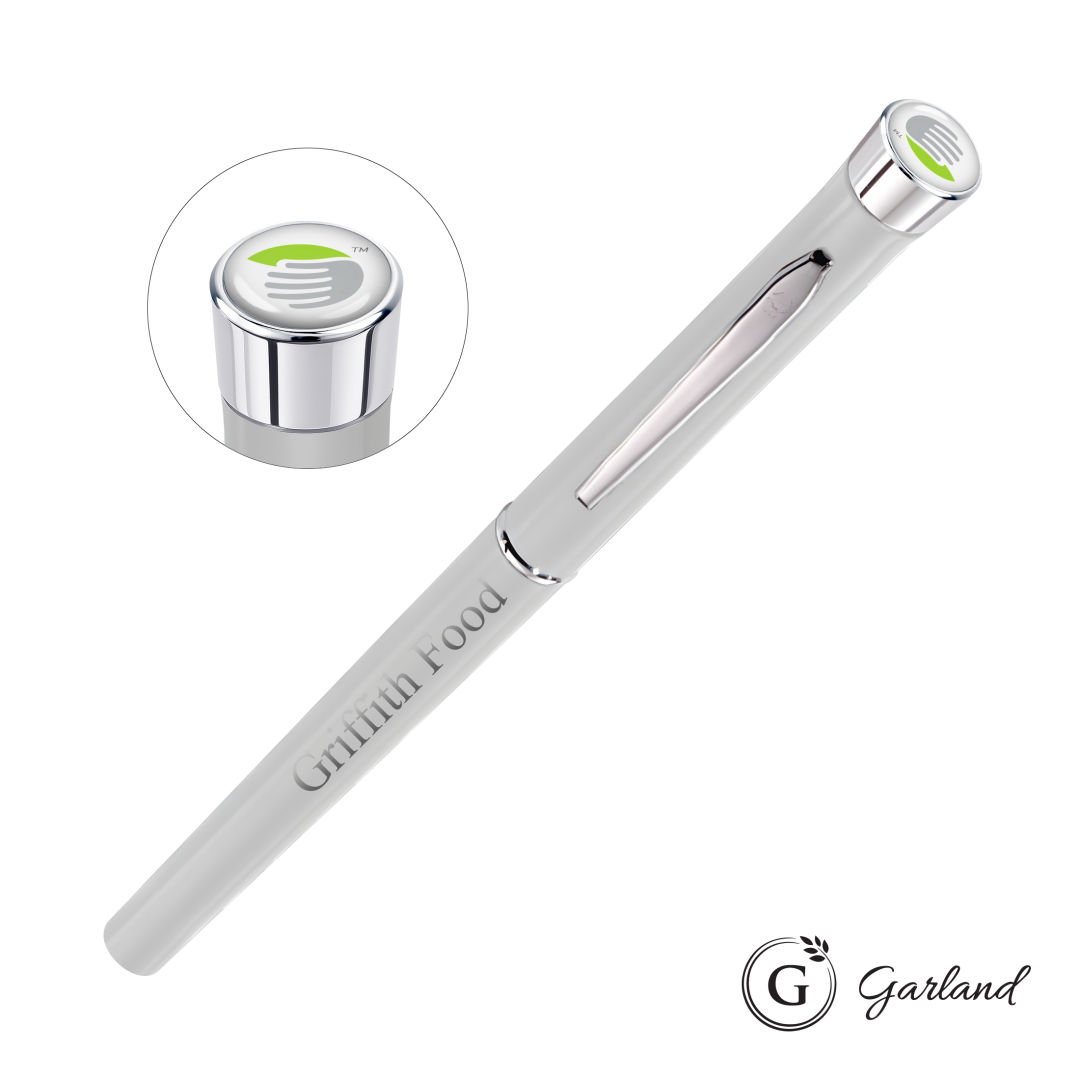Garland® Color Matte Custom Rollerball Pen - Chrome 3