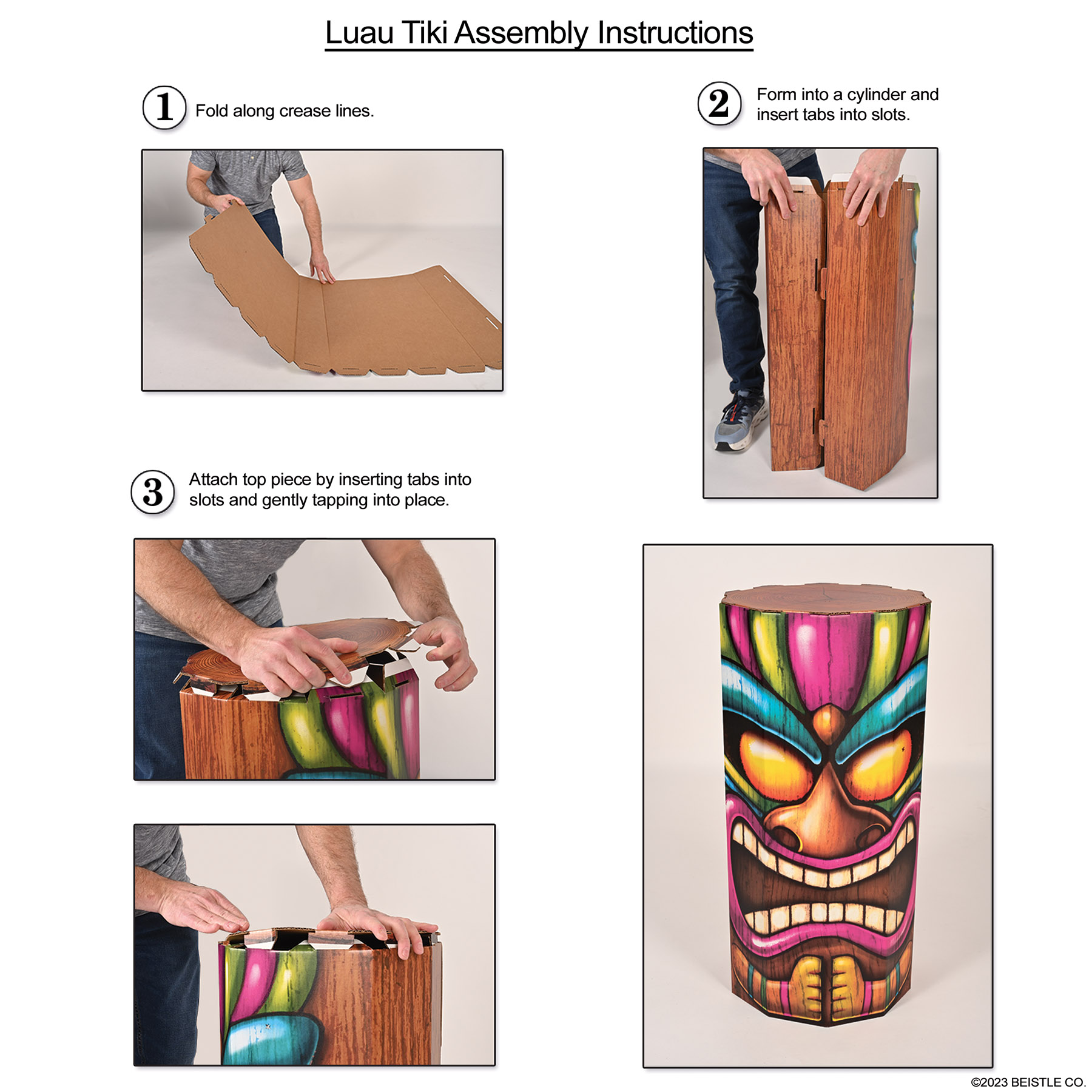 Luau 3-D Tiki Props 3