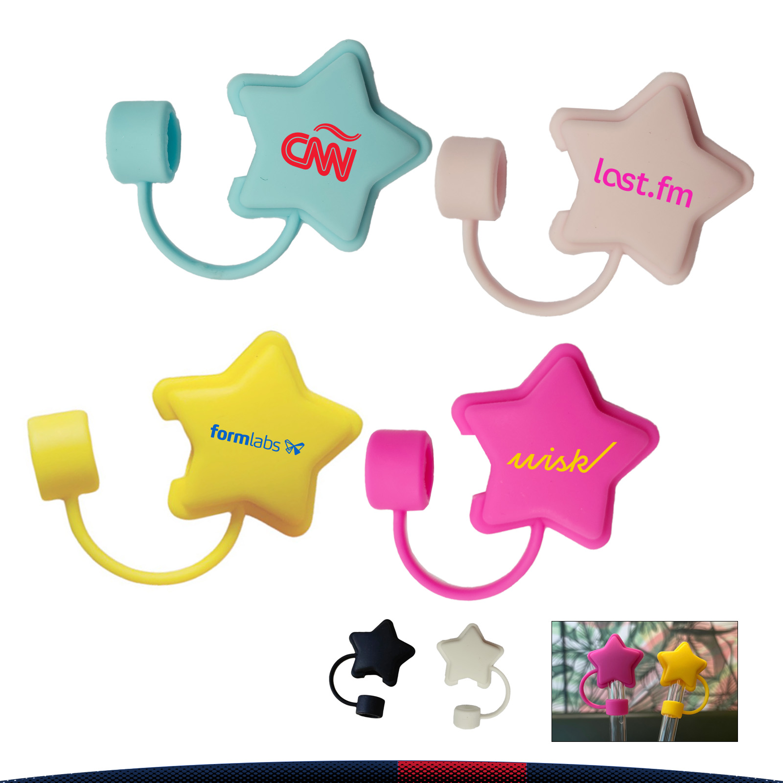 Star Shaped Straw Cover 6