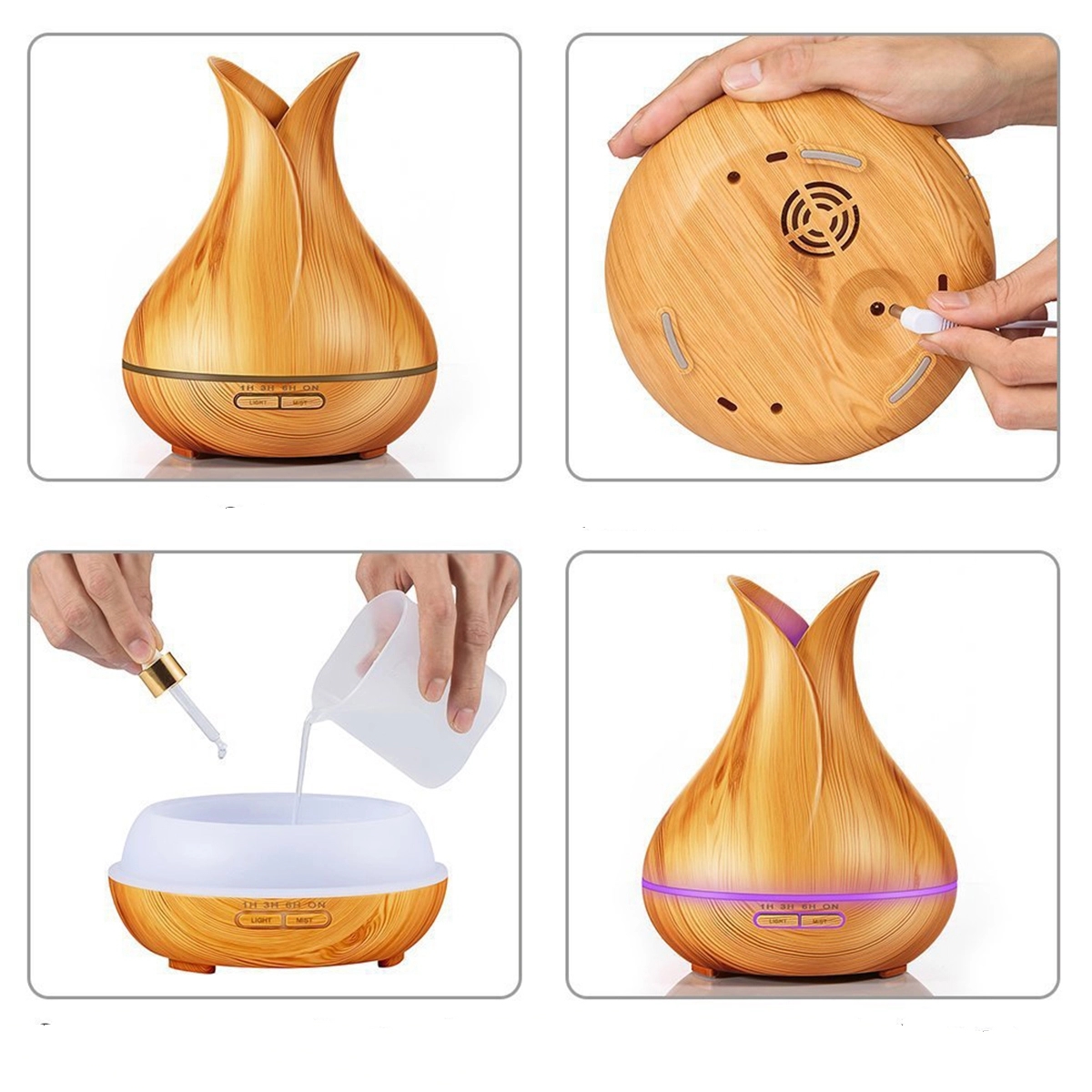 400 Ml Essential Oil Aromatherapy Diffuser 3