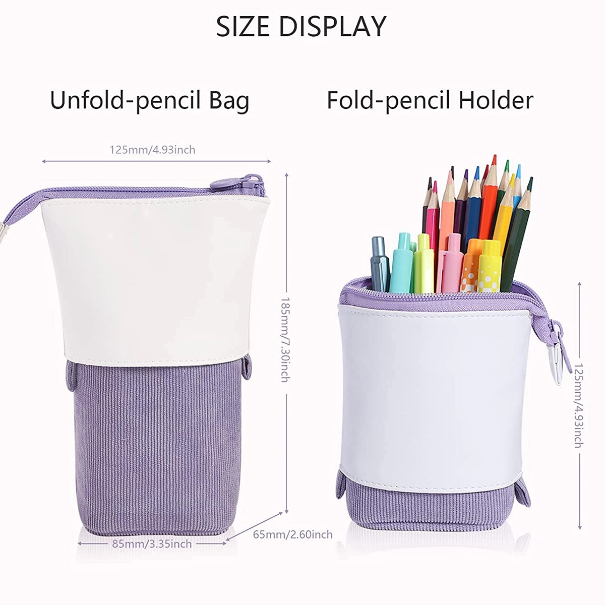 Pen Pencil Telescopic Holder Stationery Case 6