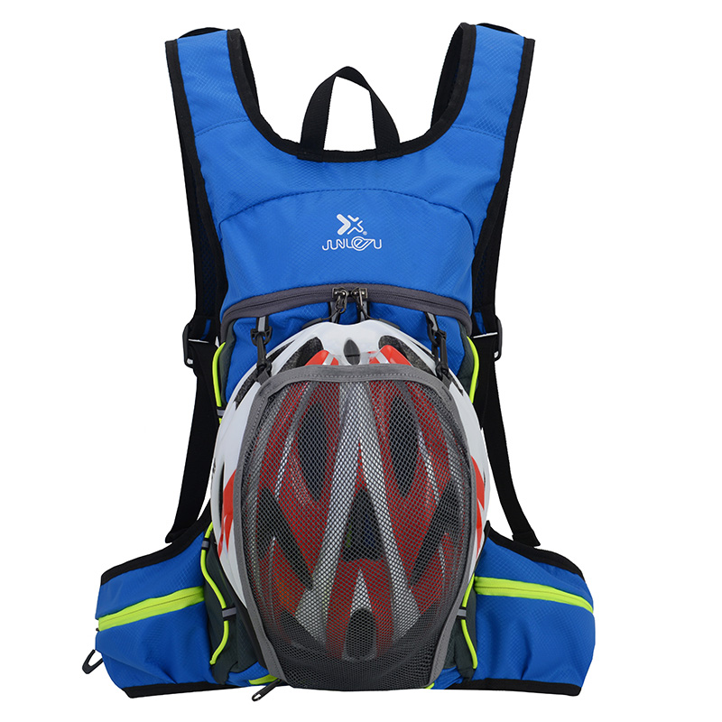 Foldable Cycling Backpack with Helmet Net Pouch 1