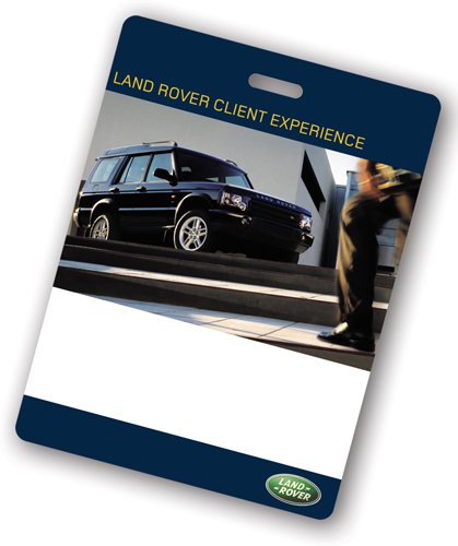 Full Color Write On Tag (Rectangle 3"x4")