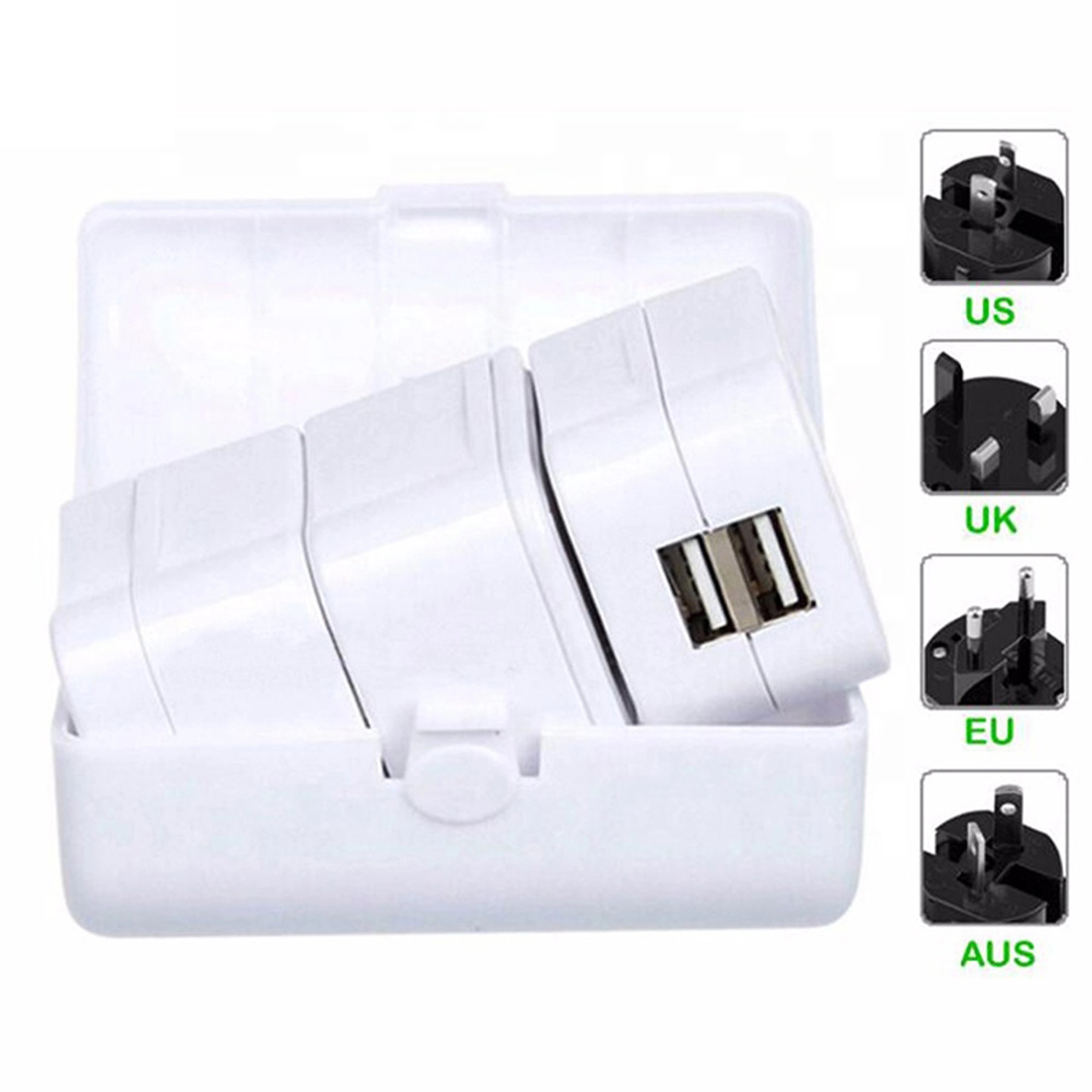 Universal Wall Travel Adapter with Custom Logo 3