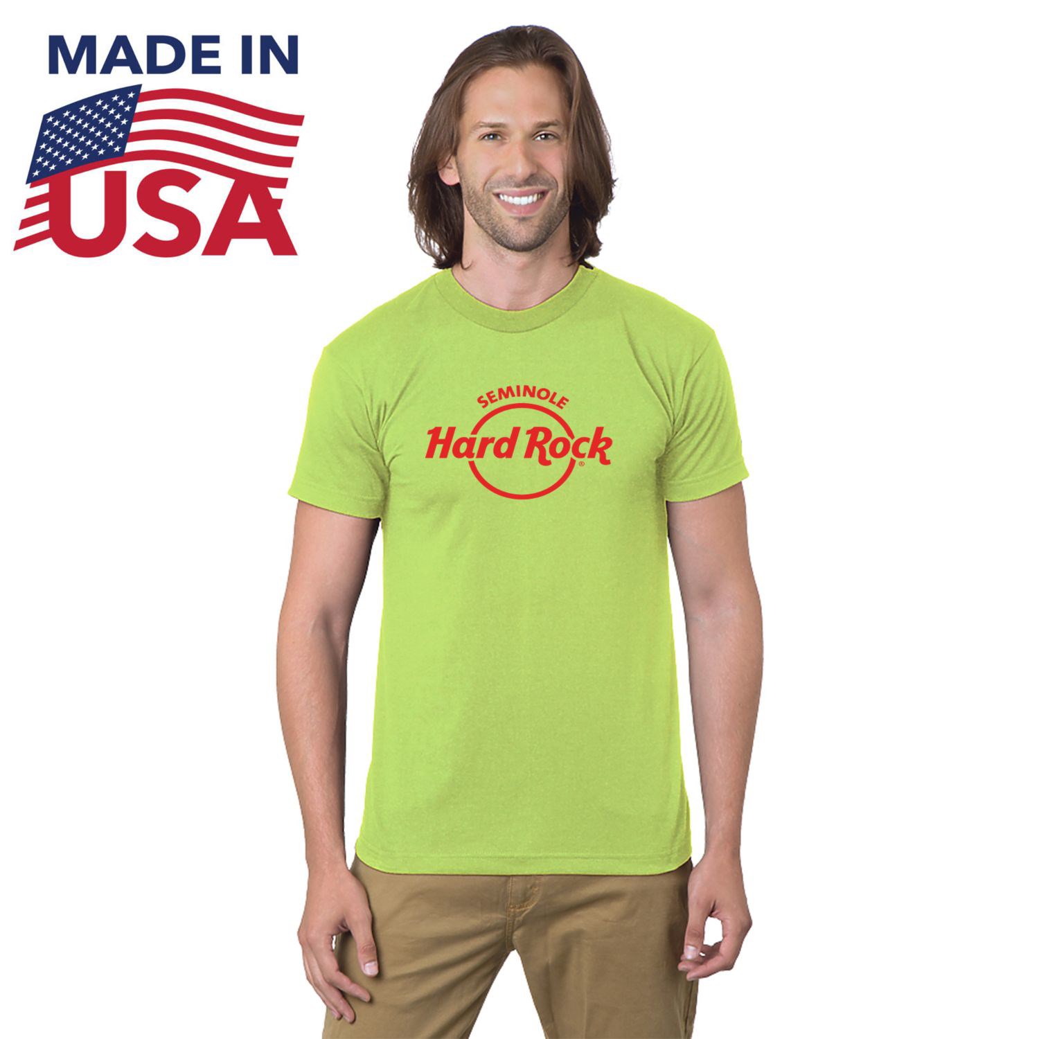USA-Made Poly-Cotton Non-ANSI Safety T-Shirt 1