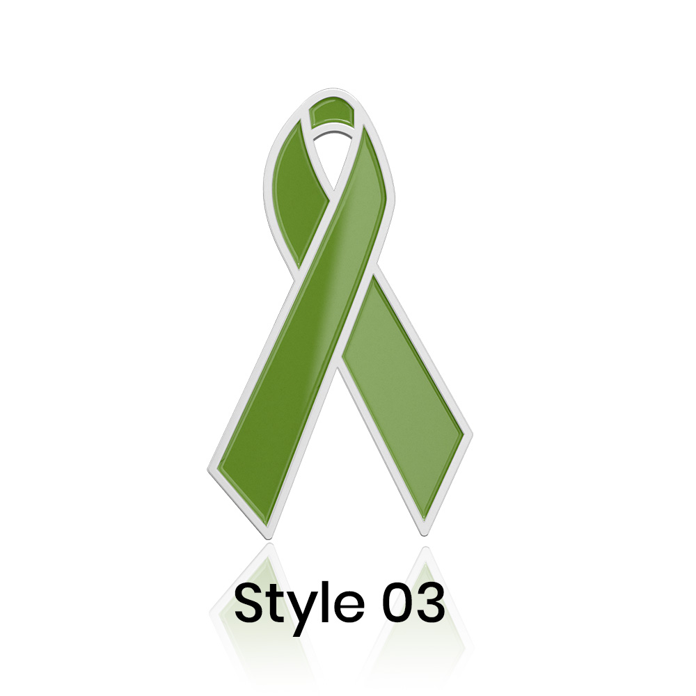 Stock Awareness Ribbon Pins 12