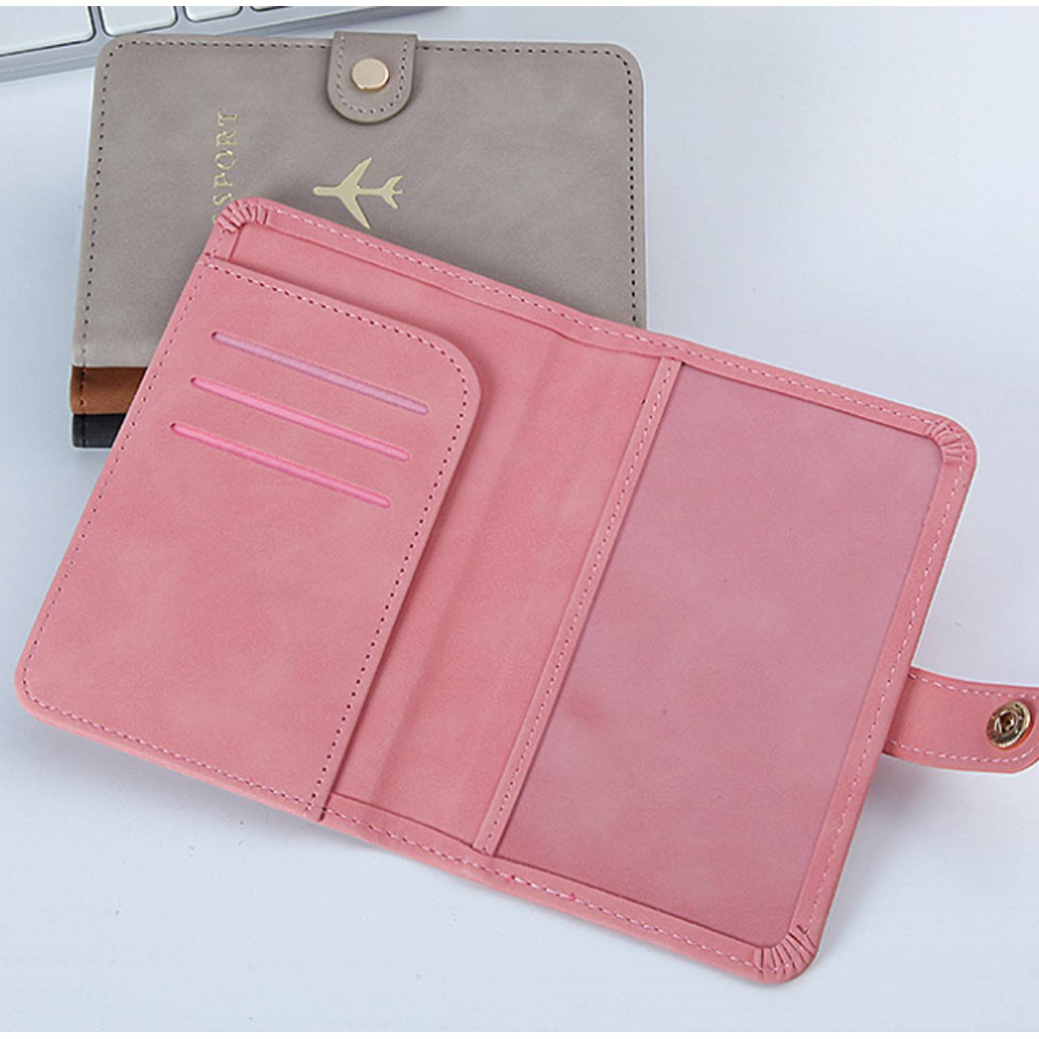 Multi-Card PU Passport Protector Holder 5
