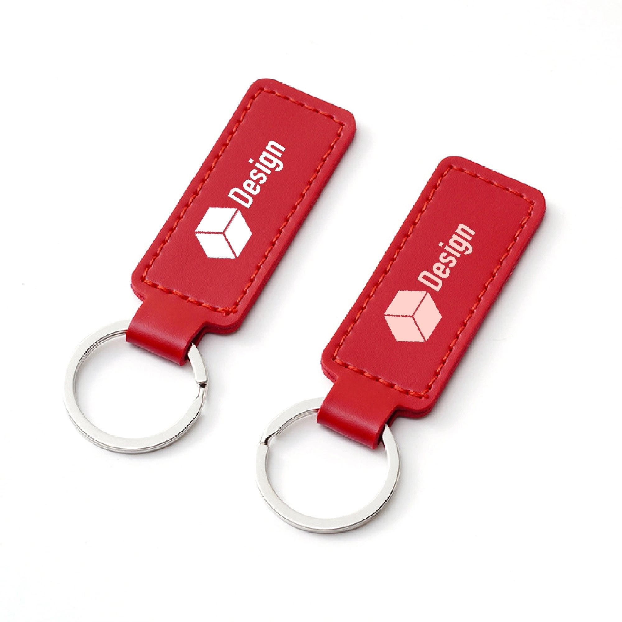 PU Leather Keychain MOQ 50pcs