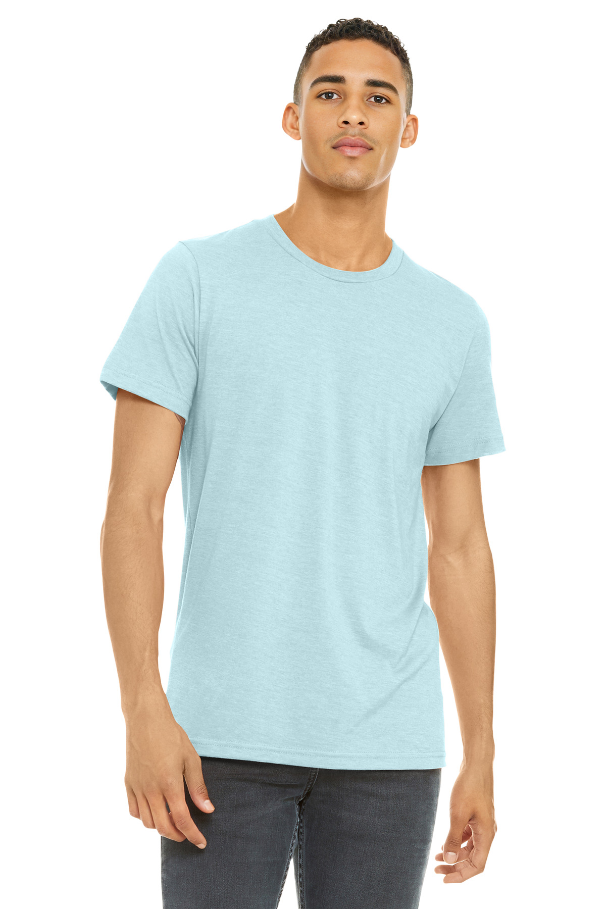 BELLA+CANVAS Unisex Heather CVC Short Sleeve Tee. BC3001CVC 607