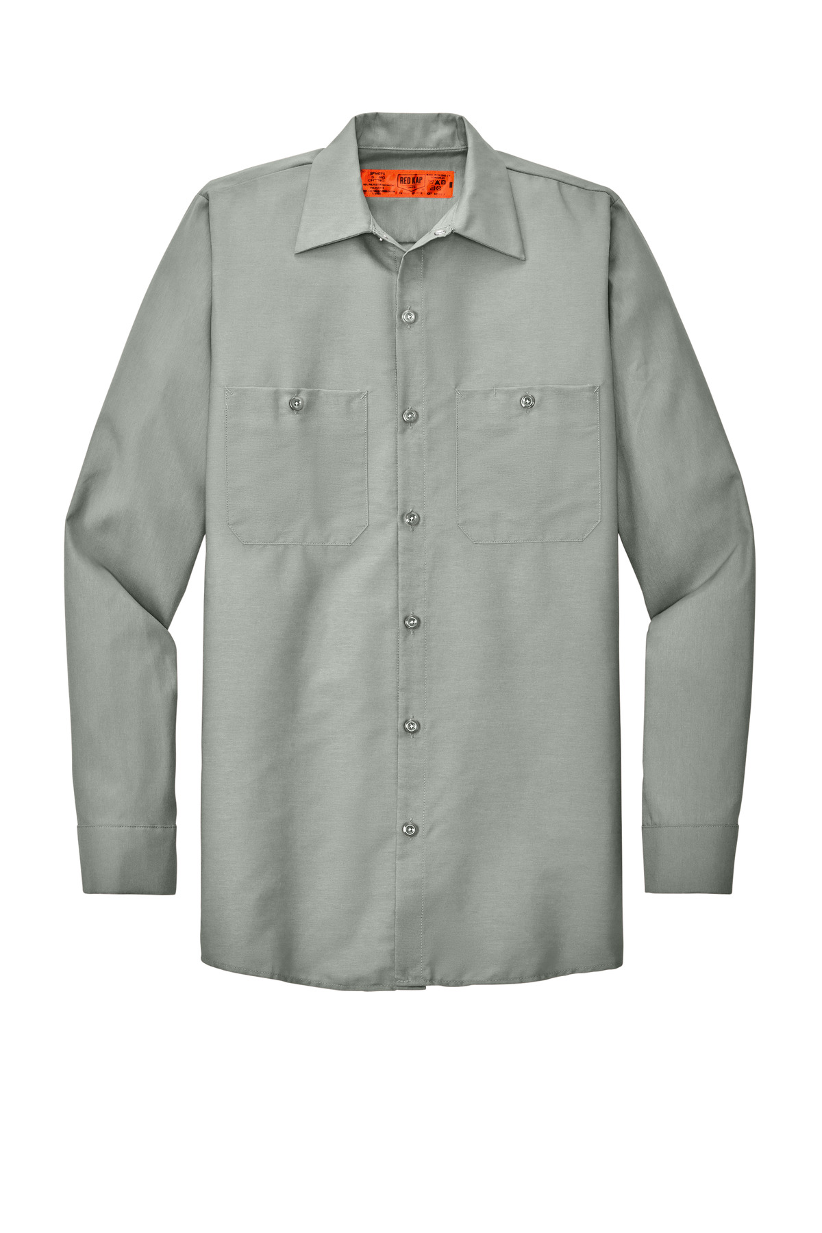 Red Kap Long Size, Long Sleeve Industrial Work Shirt. SP14LONG 14