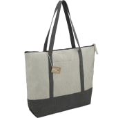 Repose 10oz Recycled Cotton Zippered Tote 112