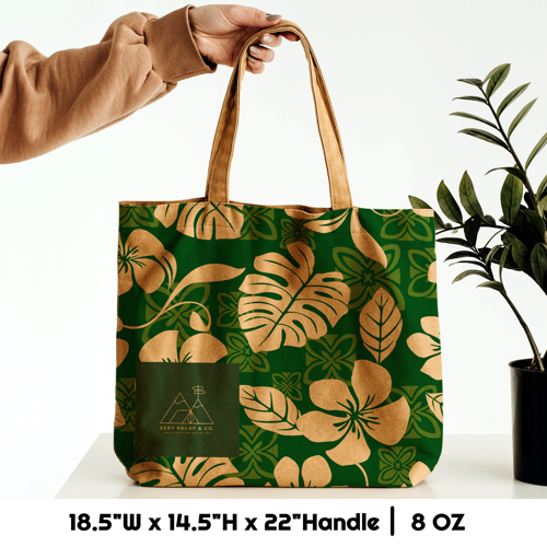 8 oz Cotton Canvas Tote Bag  - 18.5"W x 14.5"H 1