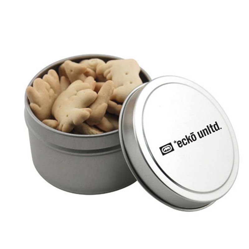 Round Tin with Animal Crackers 2