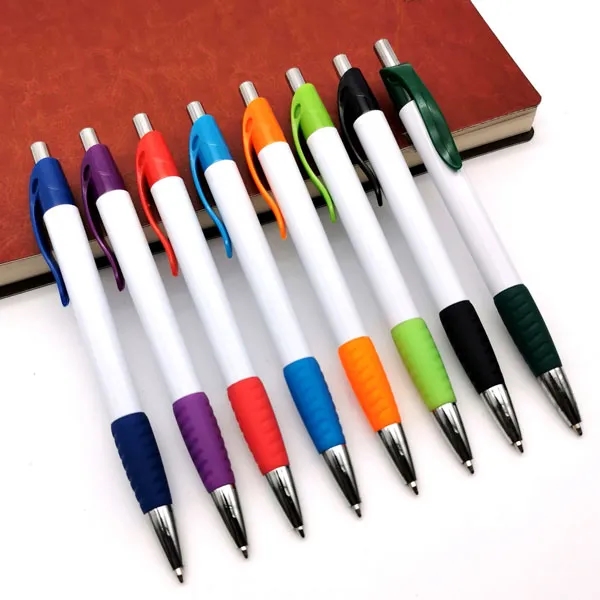 Custom Preston Rubber Grip Click Ballpoint Pen 7