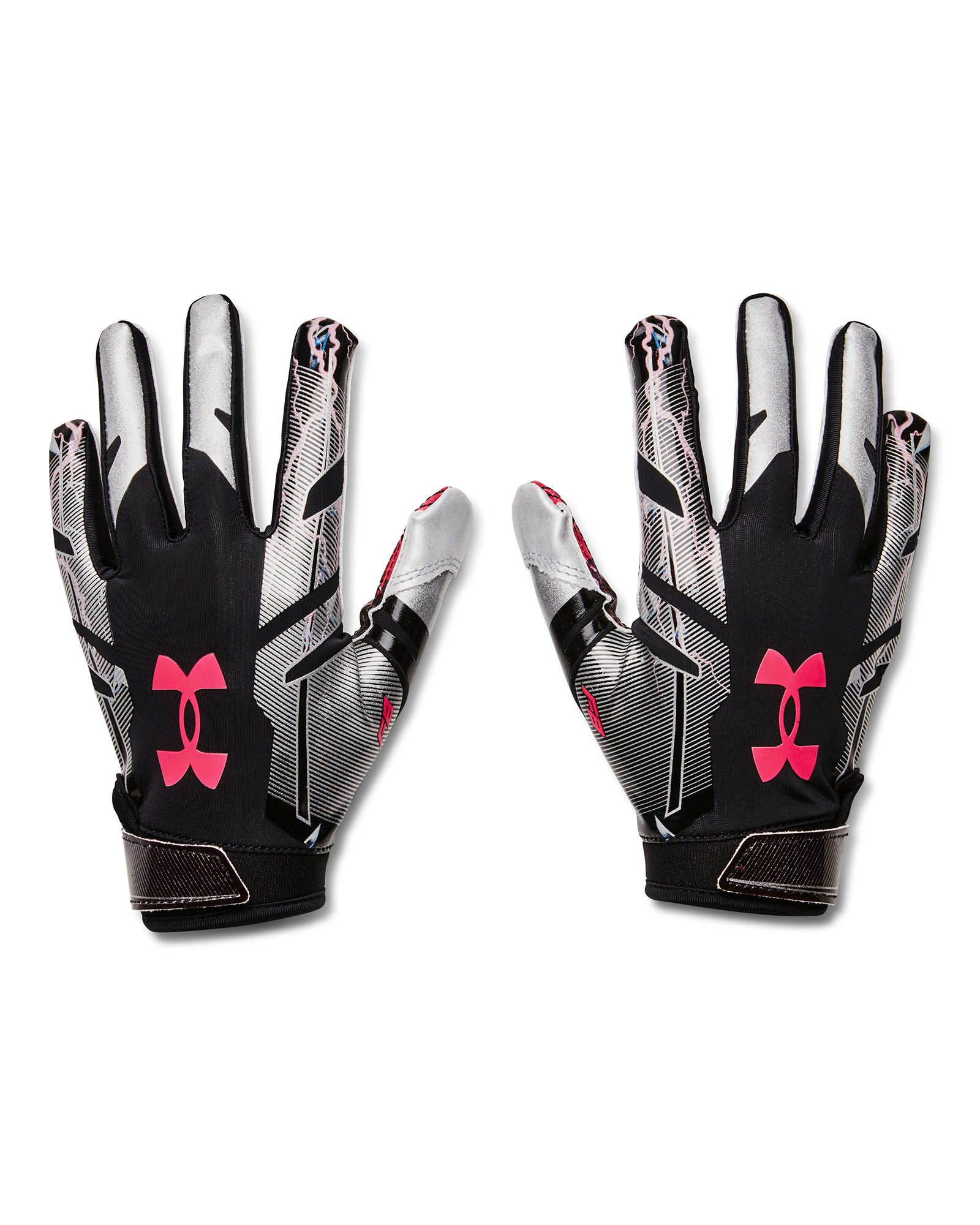 Youth UA F8 Football Gloves 4