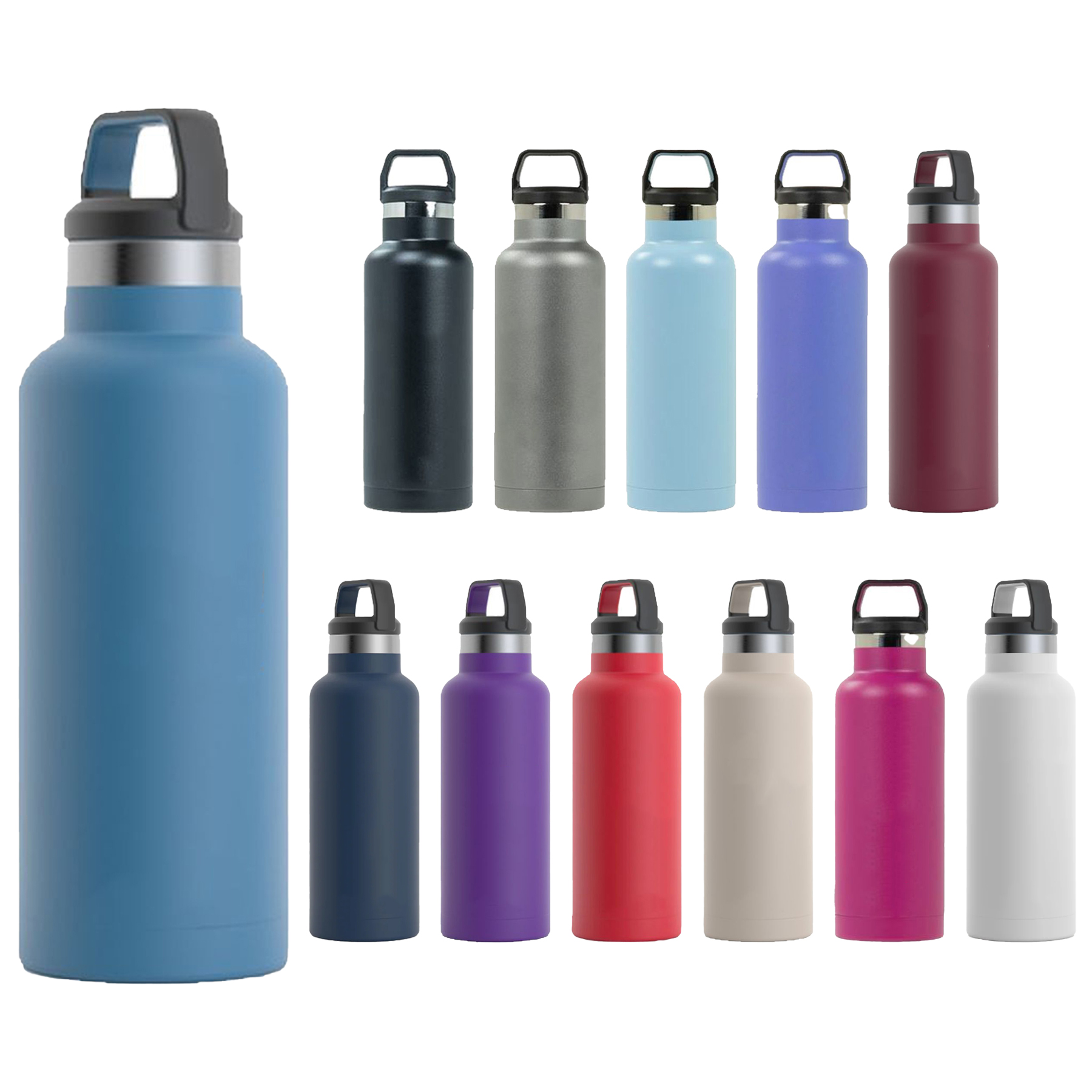 RTIC 16oz Ringed Stainless Steel Water Bottles 24