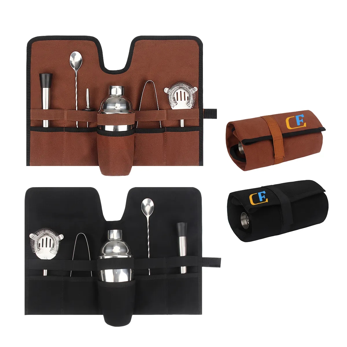 Canvas Bartender Roll Strap Bag 2
