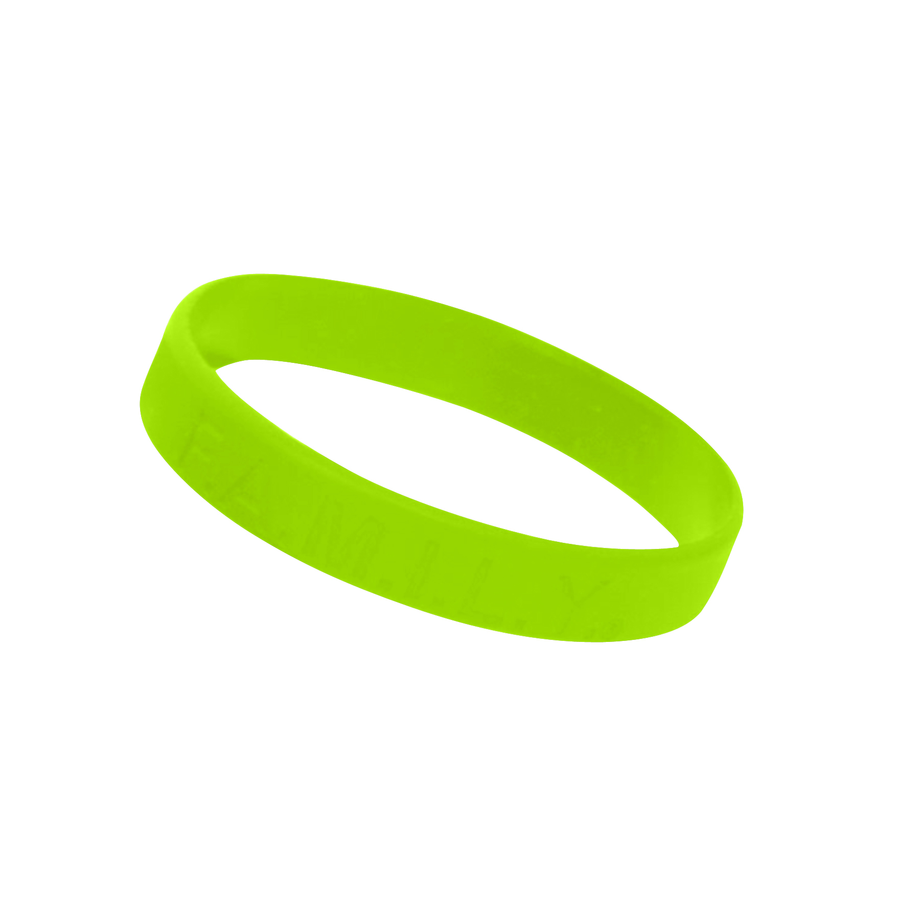 1/2" Rush Laser Debossed Silicone Wristband 28