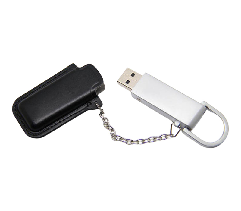Leather Keyring USB Flash Drive 4