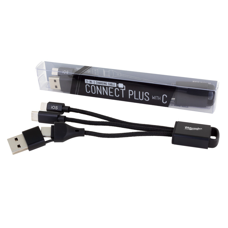 Connect Plus 3-in-1 Charging Cable with Type-C Input 8
