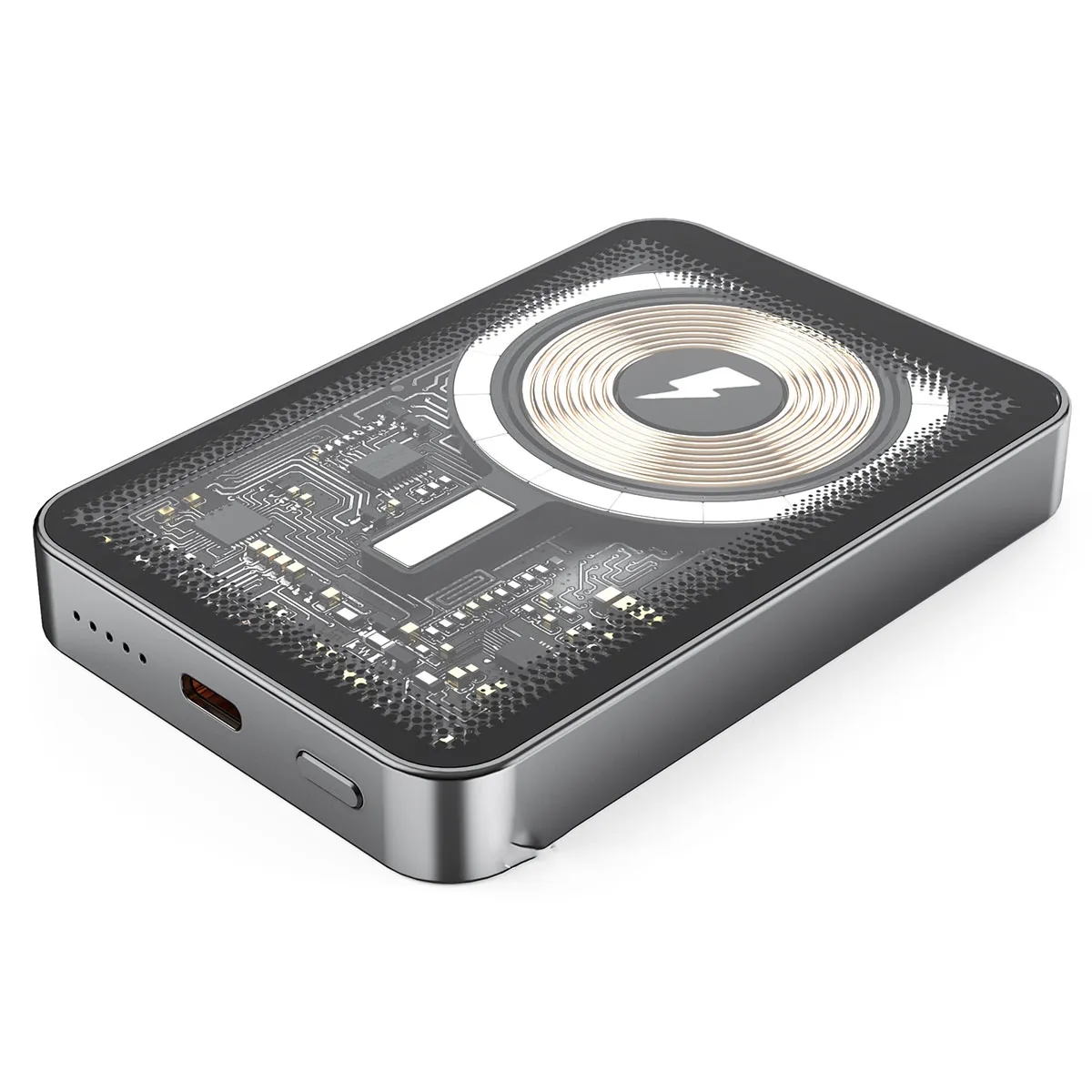Magnetic Wireless Power Bank Portable Charger with Stand 3