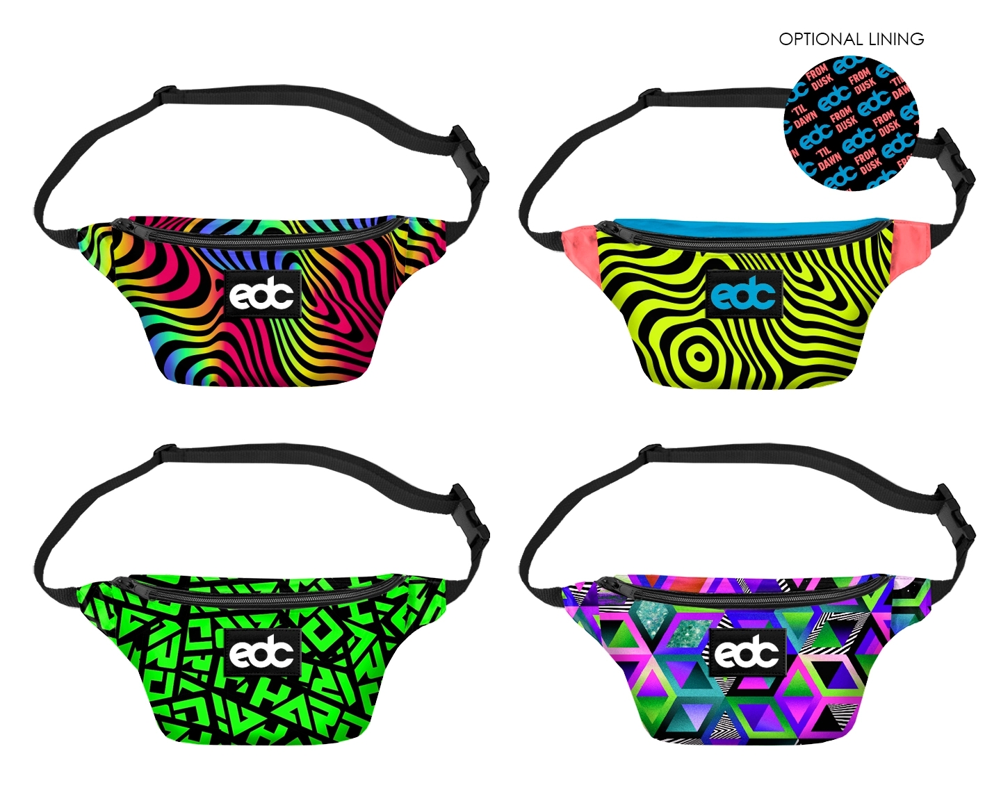Color and Carry Sublimated Fanny Pack 32