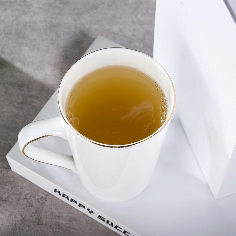Creative Gold Line Couple Ceramic Bone China Mug 7