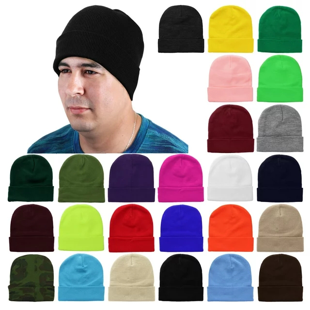 Jersey Knit Beanie with Cuff 3